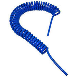 Mangueira Espiral 6mm 3,5mts Azul (Utilizado em Combustível, Fluido Fumaça e Ar)