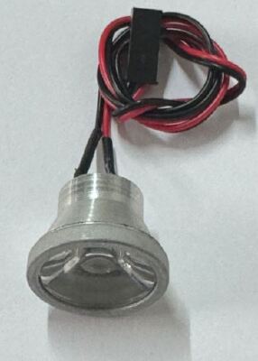 Farol Led Branco c/ Suporte e Fios