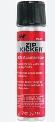 Acelerador de Cura p/ CA 56,70gr c/ Spray Zip Kicker PT-15