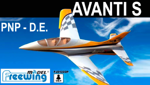 AEROMODELO AVANTI S FREEWING 80MM EDF ULTIMATE SPORT JET PNP