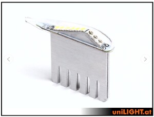 Led UniLight DUAL NAV+STROBE, 12Wx2 Verde/Branco
