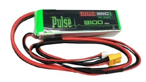 BATERIA LIFE PULSE 2100MAH 6.6V 2S - RECEIVER LiFePO4 XT60