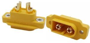 Conector De Energia Plug Xt60e Macho Com Parafusos