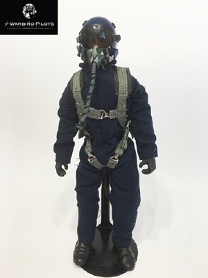 Piloto 1/7 - 1/8 Scale Jet Pilot Azul 25cm