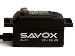 Servo Savox SAVSC 1251MG-BE Black Edition Digital .09/125  6.0V (9.0kg125.0oz-in)
