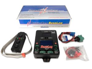 Central de Controle PowerBox BaseLog Para Duas Baterias com Chave liga/desliga 3410